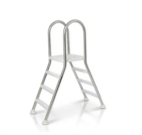 Escalera inoxidable 5 peldaños con plataforma - IASO